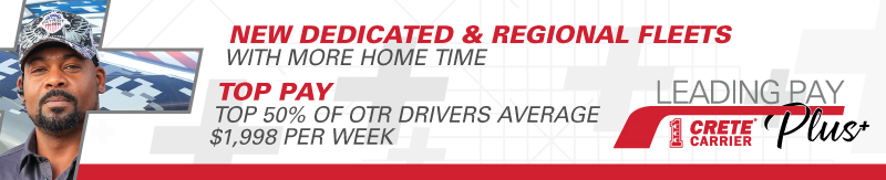 OTR drivers with CDL A and 1 year or more experience starting pay $.62 to $.68 cpm - South Carolina - Crete Carrier Corporation