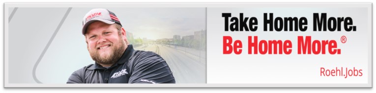 CDL A Drivers: Earn Top Pay, Choose Your Home Time, Excellent Equipment - Rochester, NY - Roehl Transport