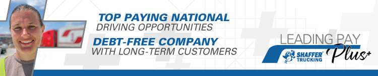 CDL A Drivers - Top 50% of OTR drivers avg. $90,518 per year - North Dakota - Shaffer Trucking