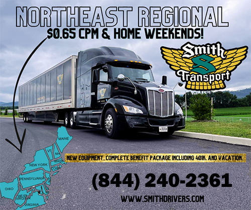 Class A CDL Drivers - Home Weekends! - Keene, NH - Smith Transport